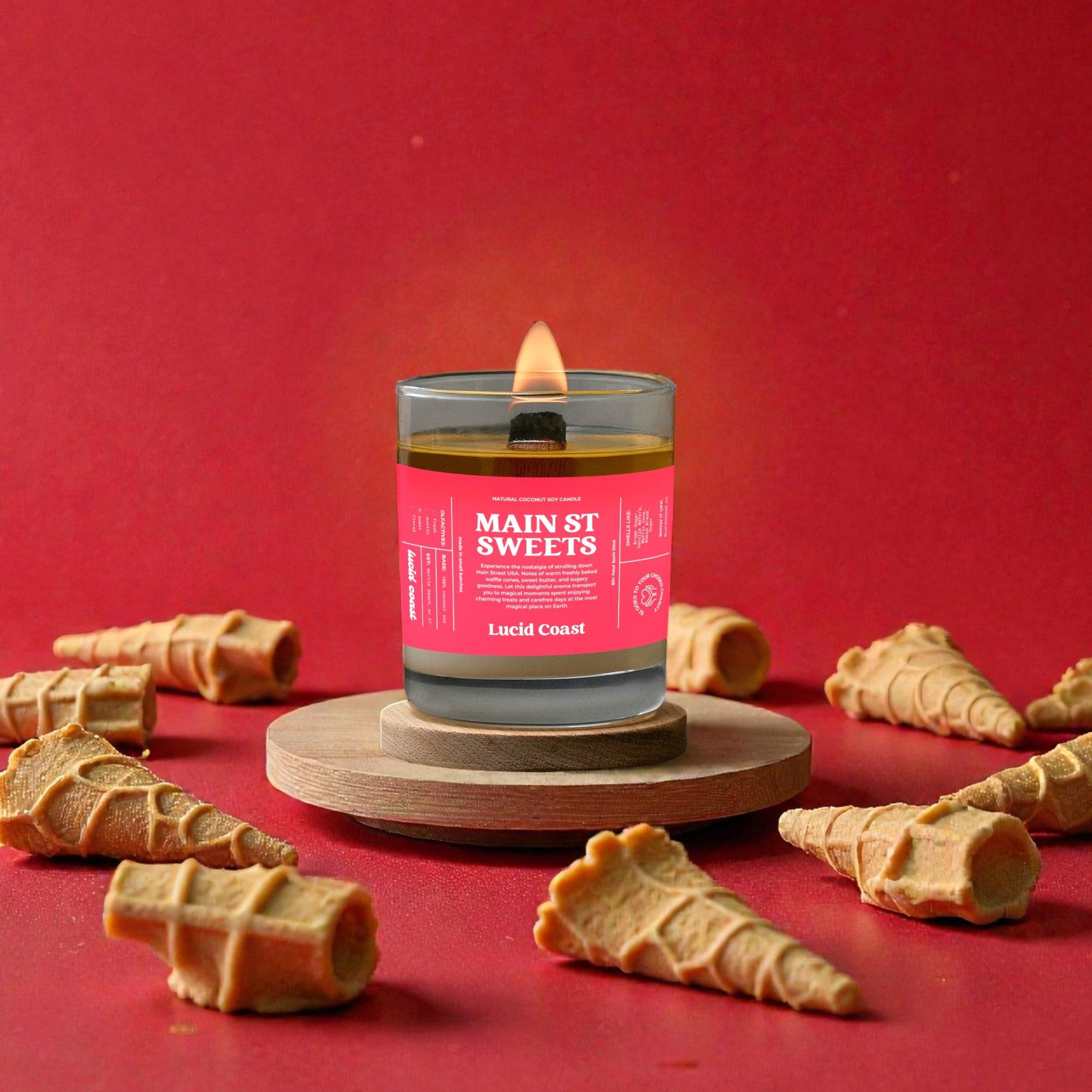 Main Street Sweets Coconut Soy Lotion Candle | Disney Bakery Inspired