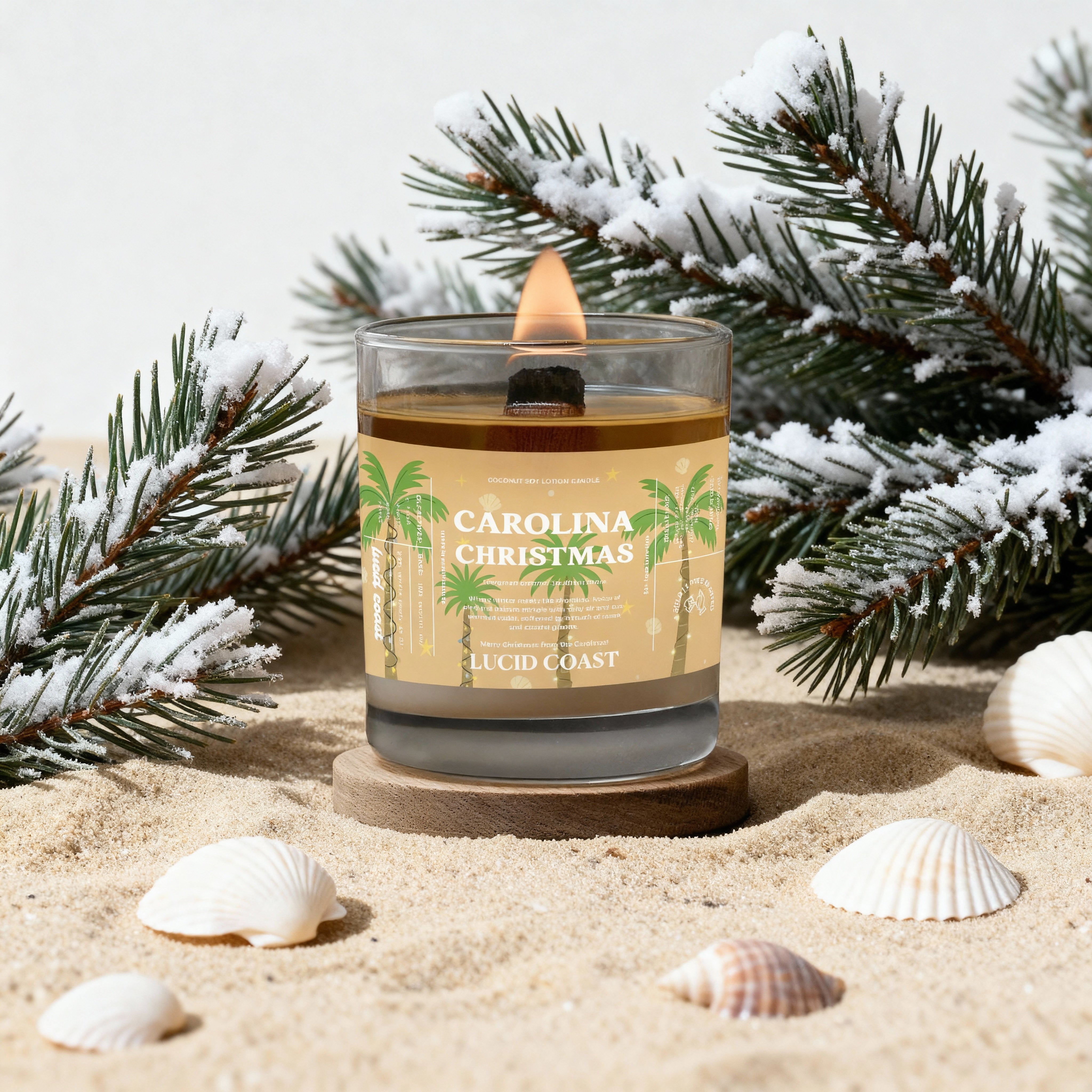 Carolina Christmas Massage Candle