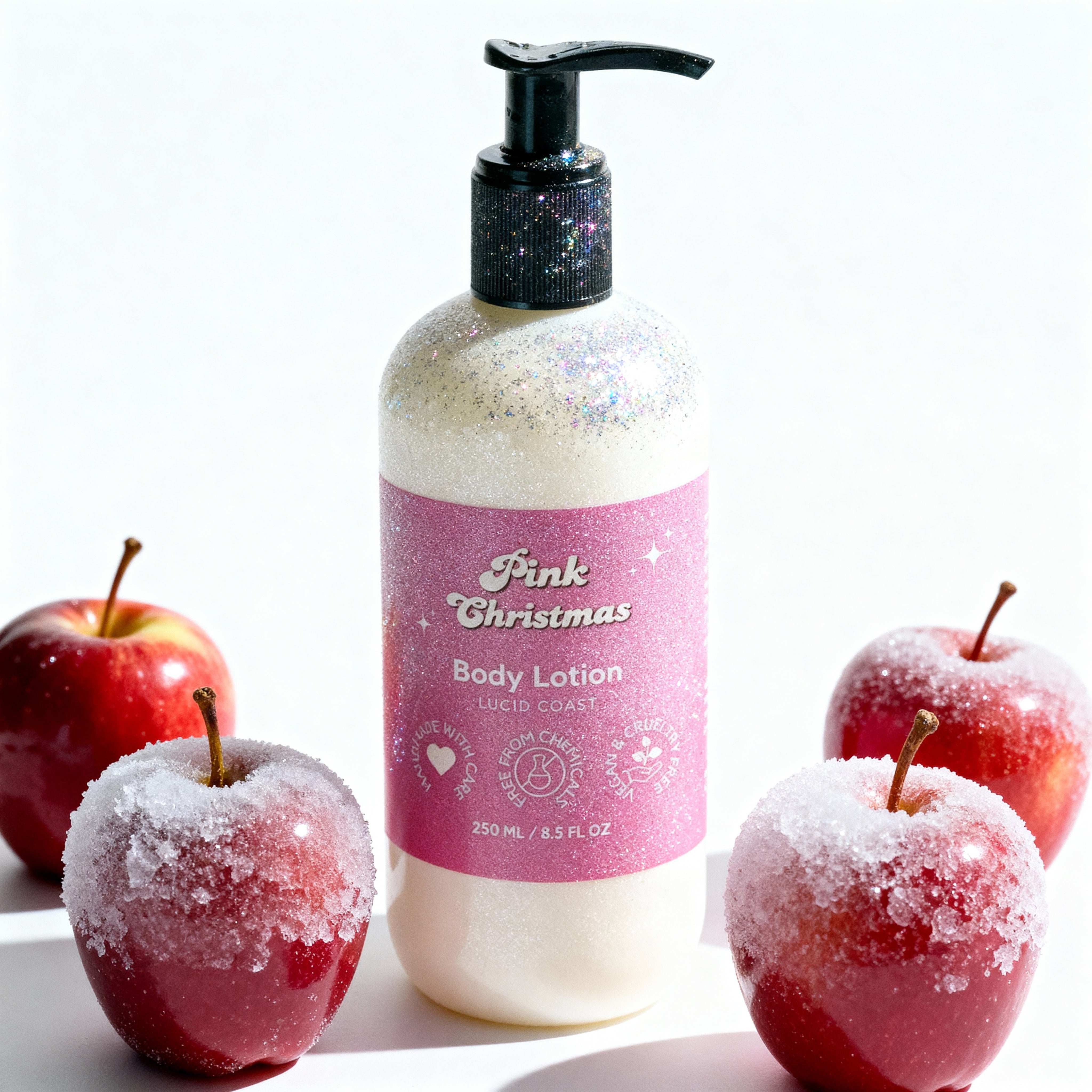 Pink Christmas Body Lotion