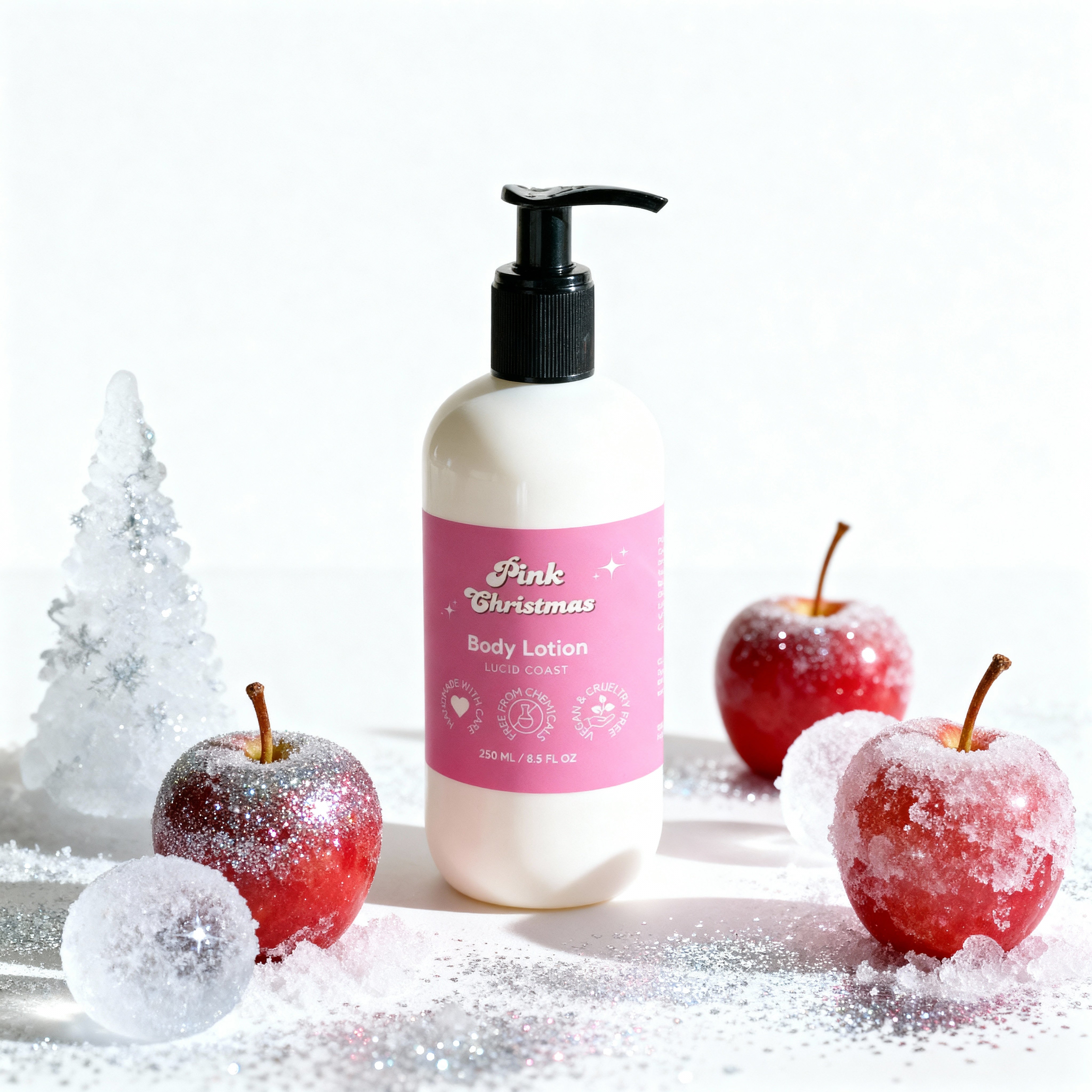Pink Christmas Body Lotion