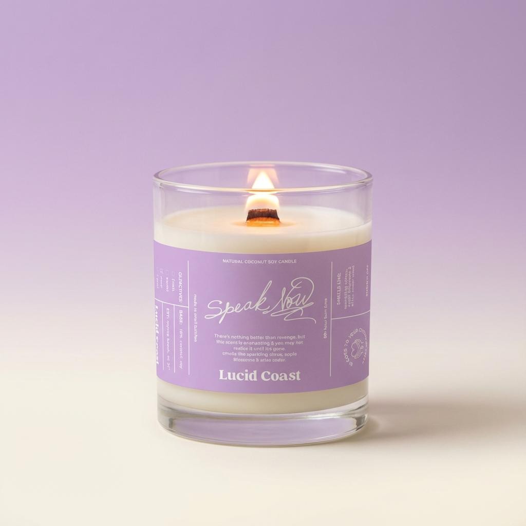 Speak Now Candle | Coconut Soy Lotion Candle