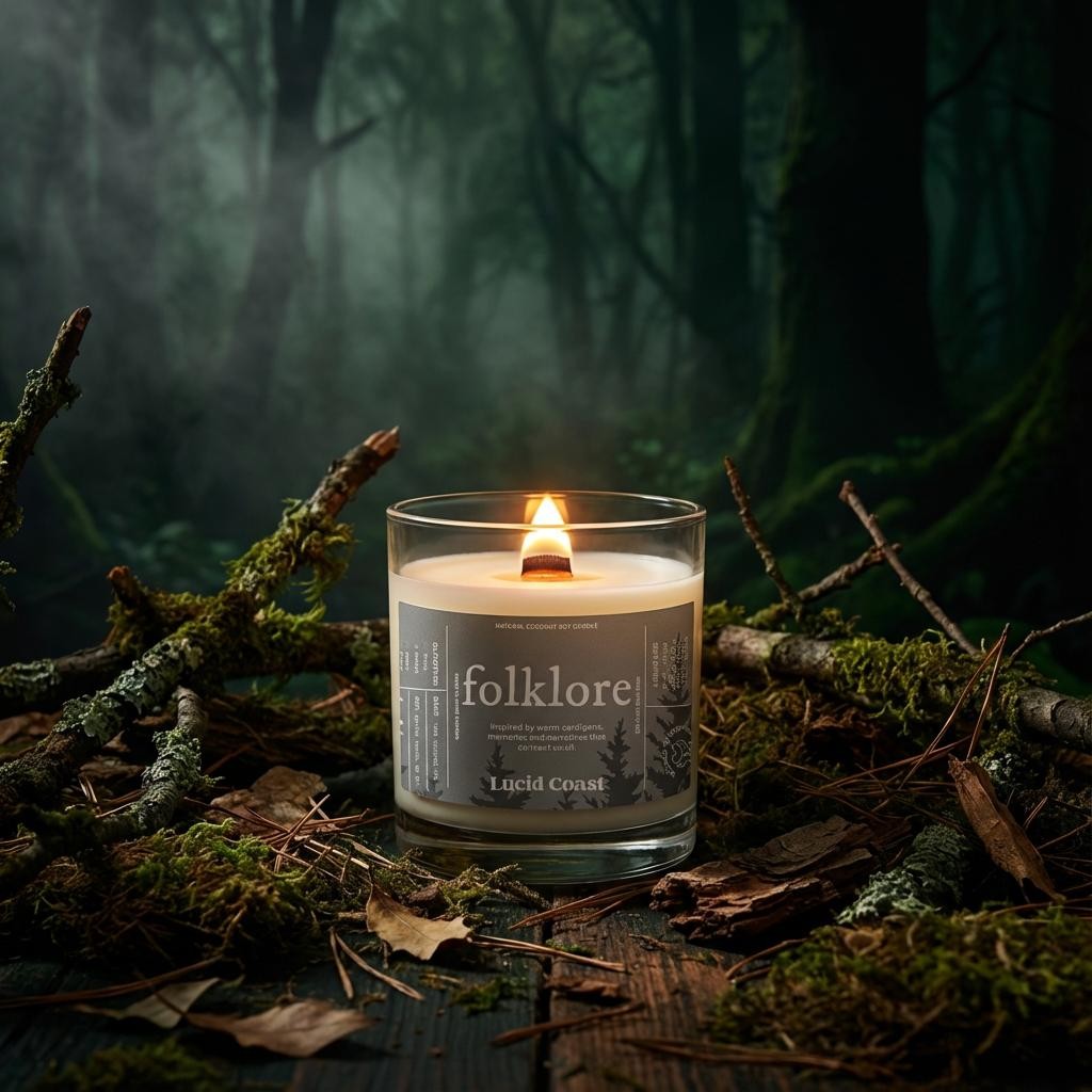 Folklore Candle | Coconut Soy Lotion Candle