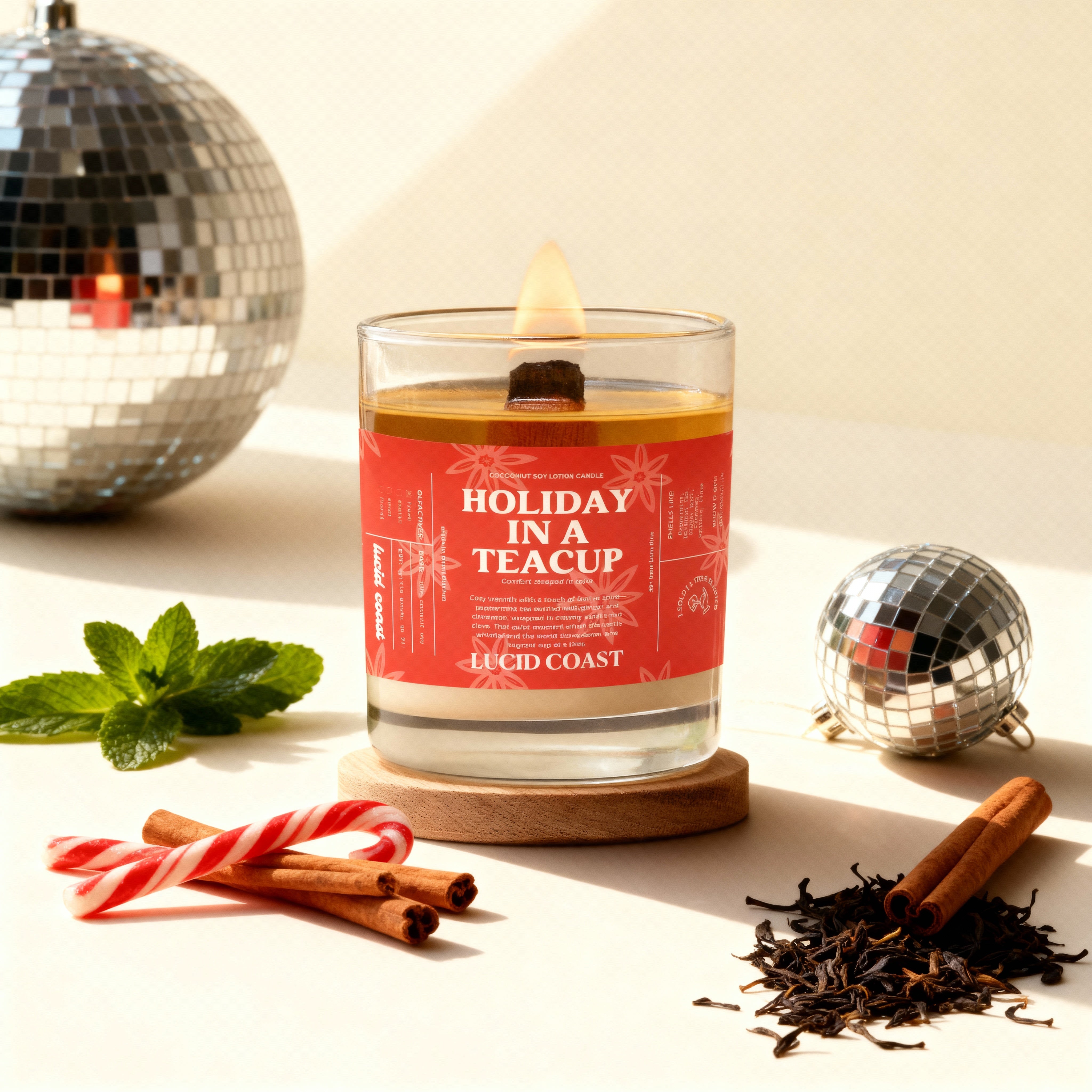 Holiday in a Teacup Massage Candle