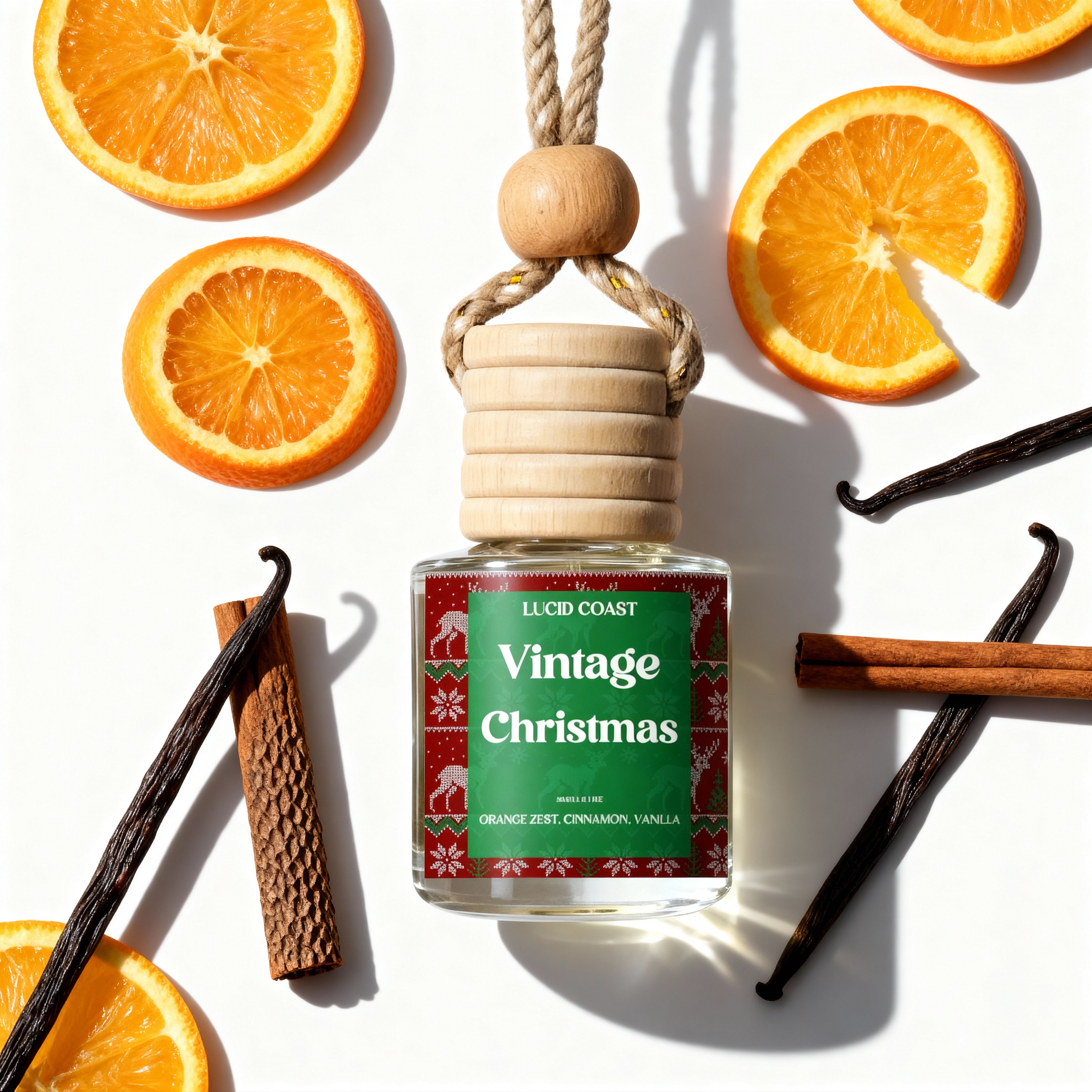 Vintage Christmas Car Diffuser