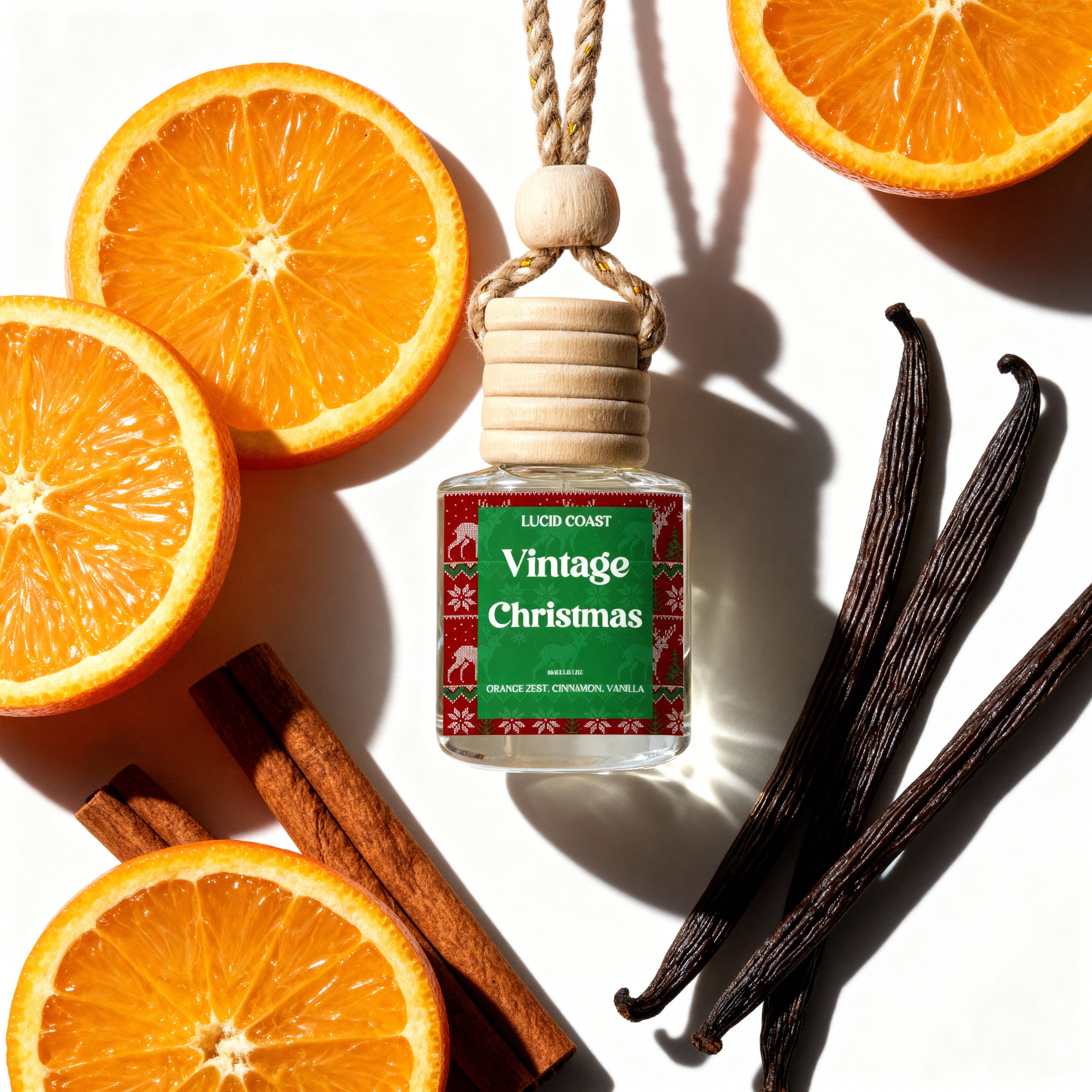 Vintage Christmas Car Diffuser