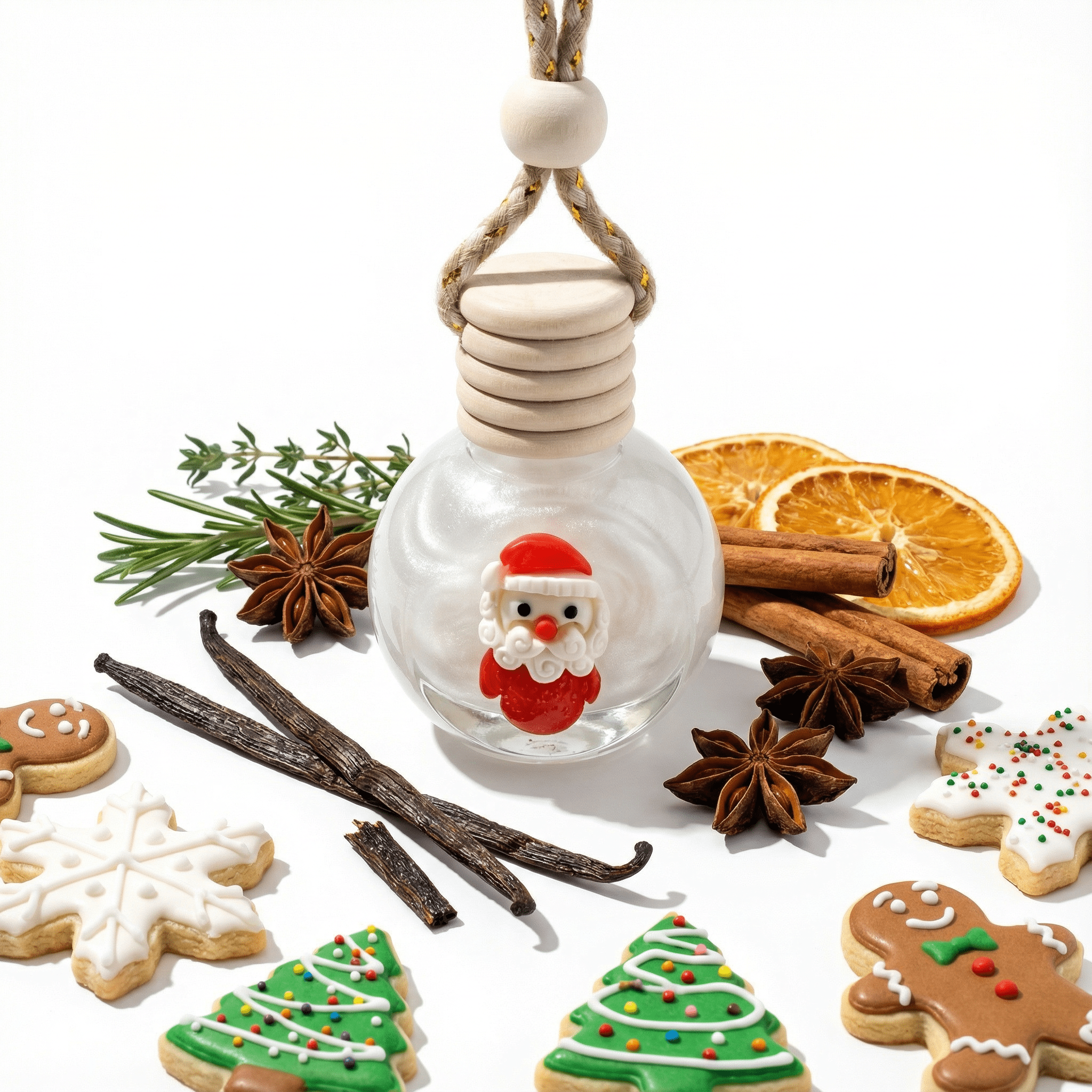 Santa's Cookies Snow Globe Car DIffuser