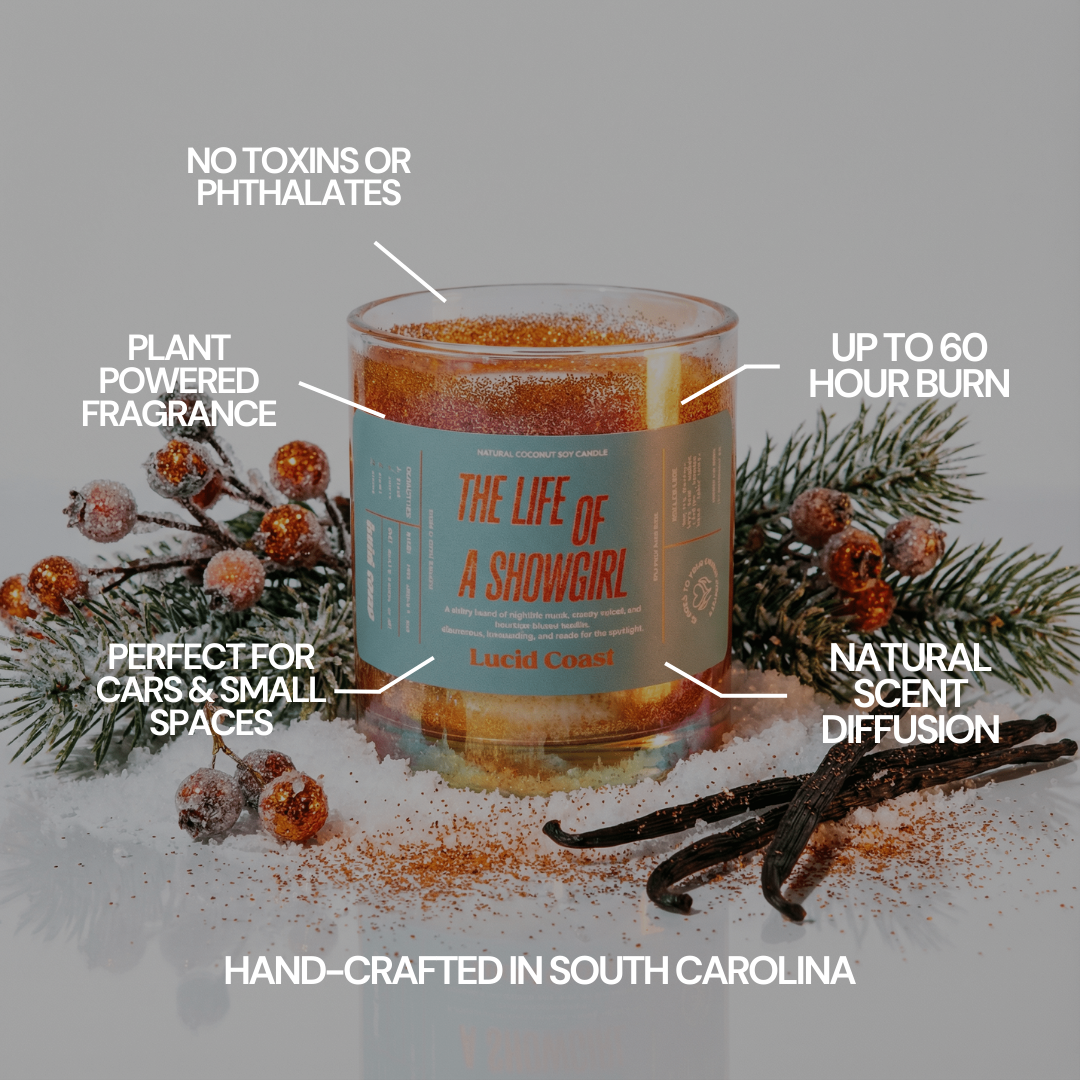 Showgirl Life Candle | Coconut Soy Lotion Candle