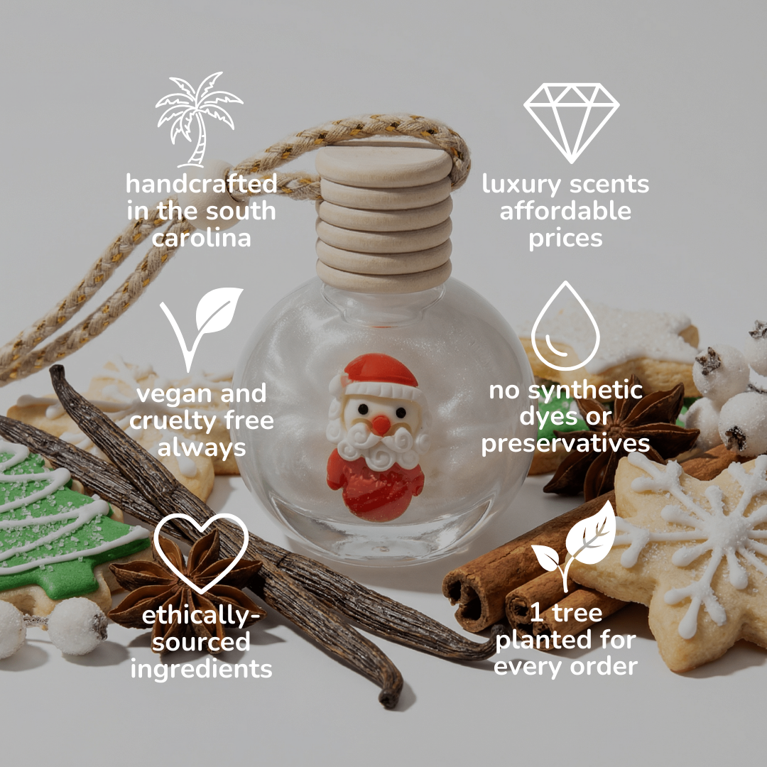 Santa's Cookies Snow Globe Car DIffuser