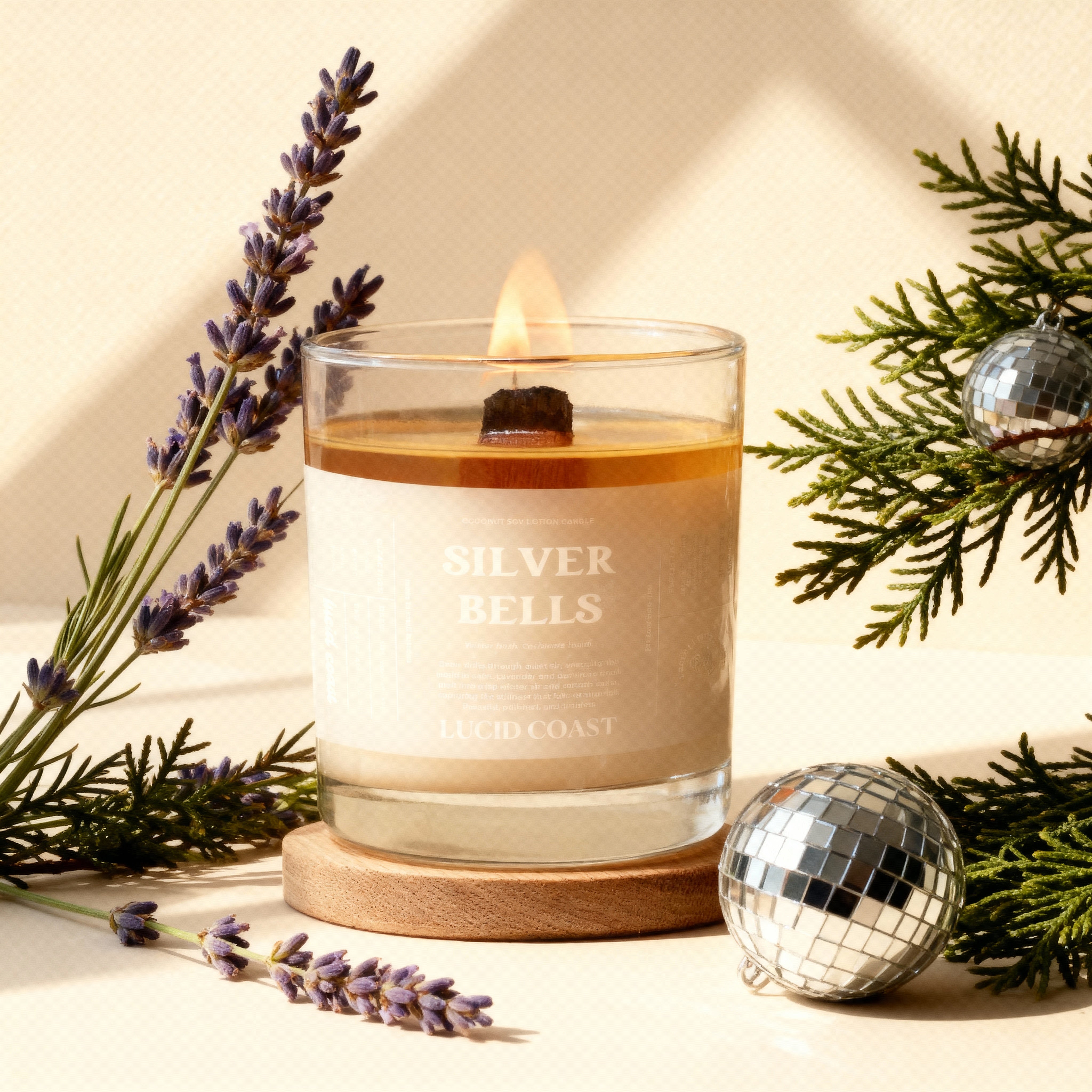 Silver Bells Massage Candle