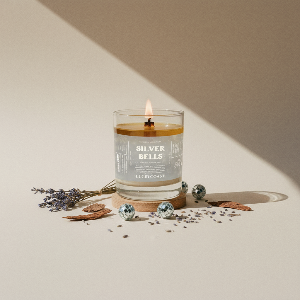 Silver Bells Massage Candle
