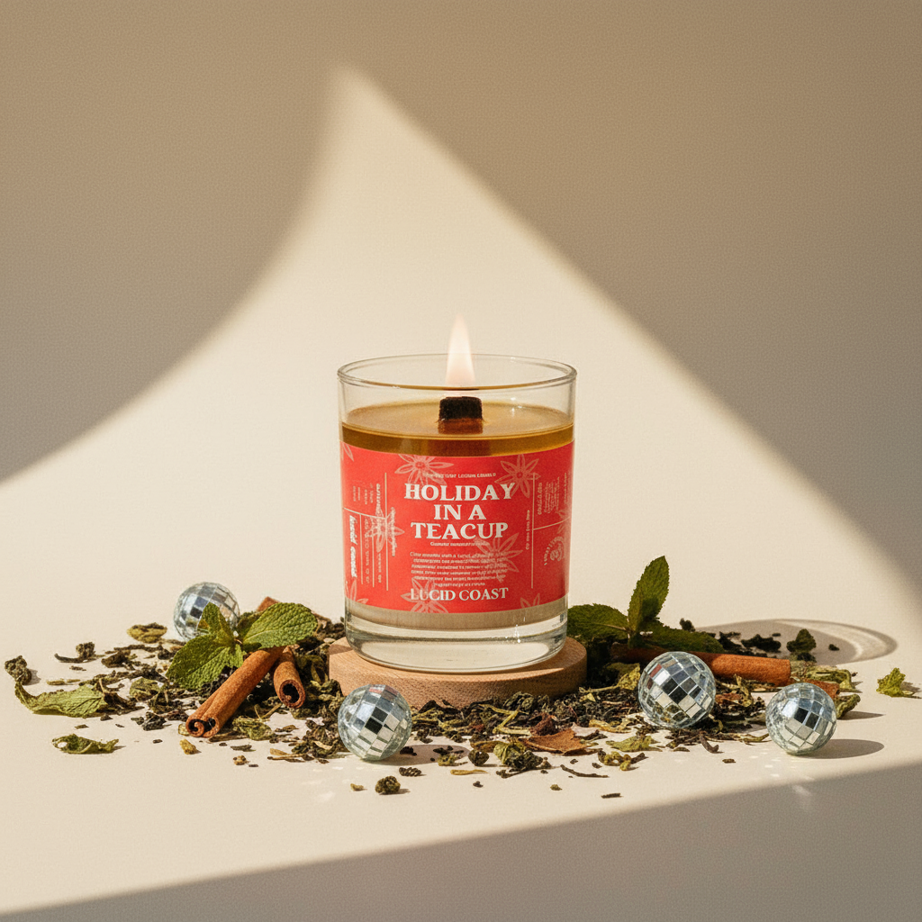 Holiday in a Teacup Massage Candle