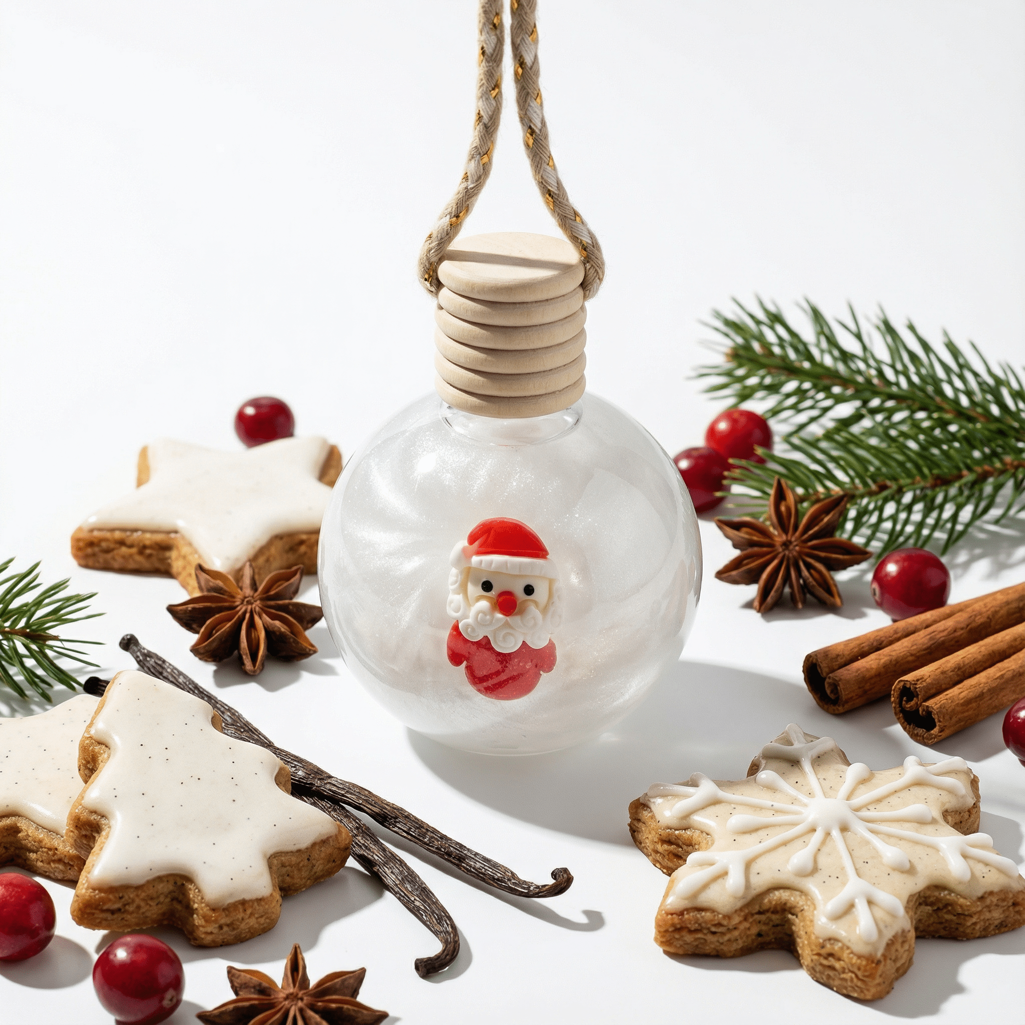 Santa's Cookies Snow Globe Car DIffuser